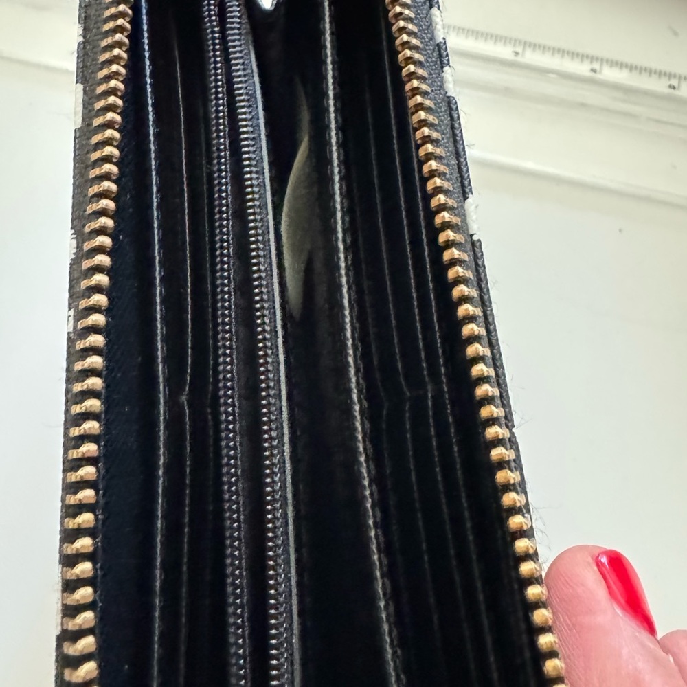Kate Spade Polka Dot Black and White Wallet - Picture 3 of 6
